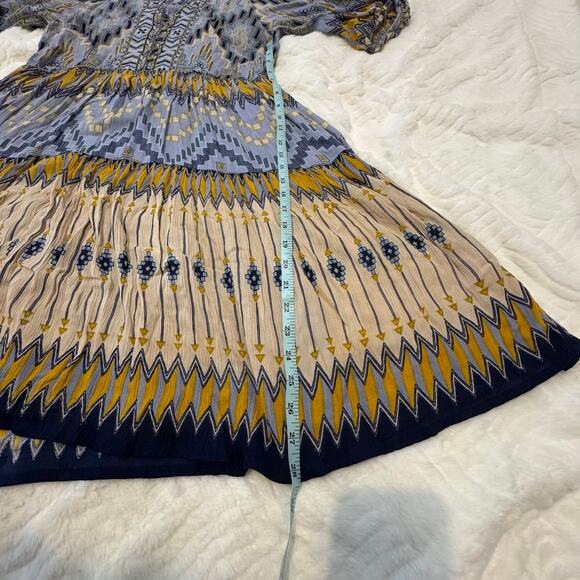 Rene Derhy Paisley Mini  Dress Size Small - Picture 6 of 10